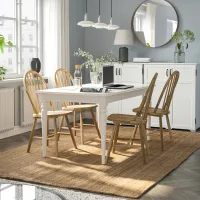 Set masă și scaune Ikea Ingatorp/Skogsta Dreptunghiulară / PAL / White photo 10