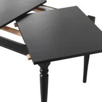 Set masă și scaune Ikea Ingatorp/Skogsta Dreptunghiulară / PAL / Black photo 3
