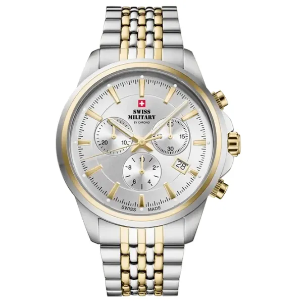 Ceas de mână pentru bărbați Swiss Military SM34107.06 Cuarț / 40 mm photo 1 Ceas de mână pentru bărbați Swiss Military SM34107.06 Cuarț / 40 mm photo 1