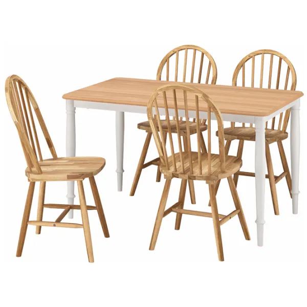 Set masă și scaune Ikea Danderyd/Skogsta Dreptunghiulară / PAL / White photo 1 Set masă și scaune Ikea Danderyd/Skogsta Dreptunghiulară / PAL / White photo 1