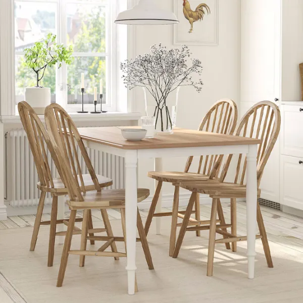 Set masă și scaune Ikea Danderyd/Skogsta Dreptunghiulară / PAL / White photo 8 Set masă și scaune Ikea Danderyd/Skogsta Dreptunghiulară / PAL / White photo 8