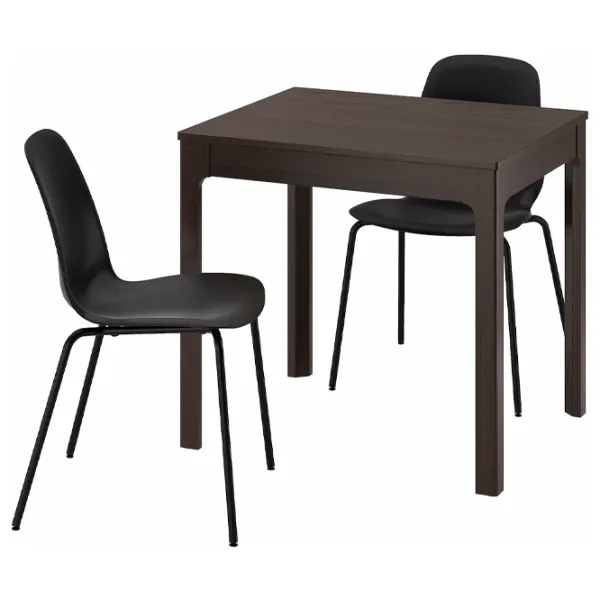 Set masă și scaune Ikea Ekedalen/Lidas Pătrată / PAL / Dark Brown photo 1 Set masă și scaune Ikea Ekedalen/Lidas Pătrată / PAL / Dark Brown photo 1