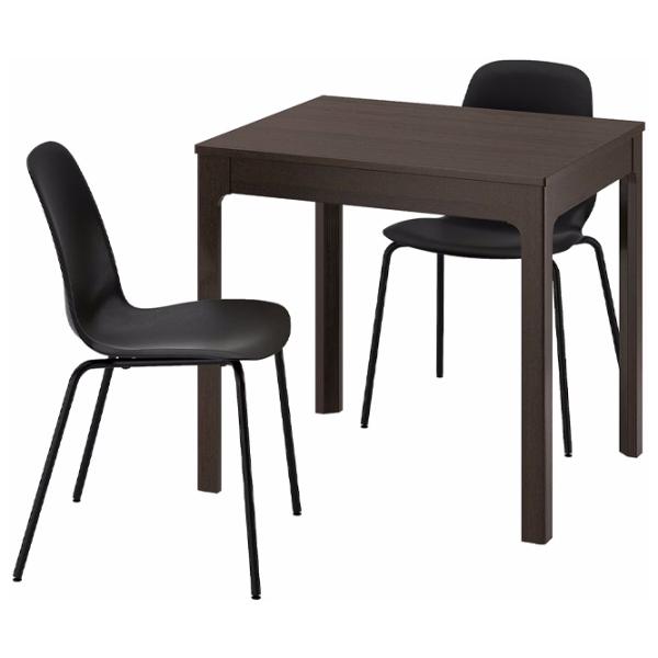 Set masă și scaune Ikea Ekedalen/Lidas Pătrată / PAL / Dark Brown photo 1 Set masă și scaune Ikea Ekedalen/Lidas Pătrată / PAL / Dark Brown photo 1