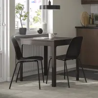 Set masă și scaune Ikea Ekedalen/Lidas Pătrată / PAL / Dark Brown photo 3