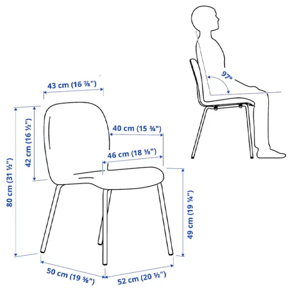 Set masă și scaune Ikea Ekedalen/Karlpetter/Gunnared Dreptunghiulară / PAL / Dark Brown photo 6 Set masă și scaune Ikea Ekedalen/Karlpetter/Gunnared Dreptunghiulară / PAL / Dark Brown photo 6