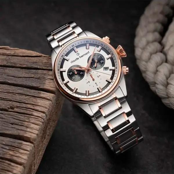 Наручные часы для мужчин Claude Bernard 10259-357RM-AGIR Кварцевый / 42 мм photo 2 Наручные часы для мужчин Claude Bernard 10259-357RM-AGIR Кварцевый / 42 мм photo 2