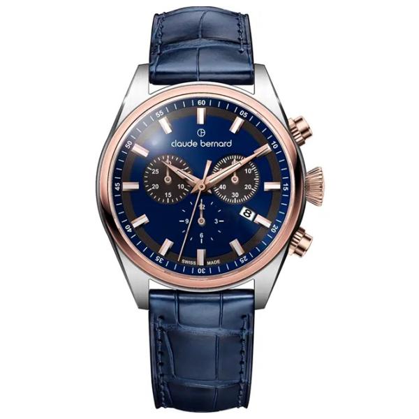 Наручные часы для мужчин Claude Bernard 10259-357RC-BUGIR Кварцевый / 42 мм photo 1 Наручные часы для мужчин Claude Bernard 10259-357RC-BUGIR Кварцевый / 42 мм photo 1