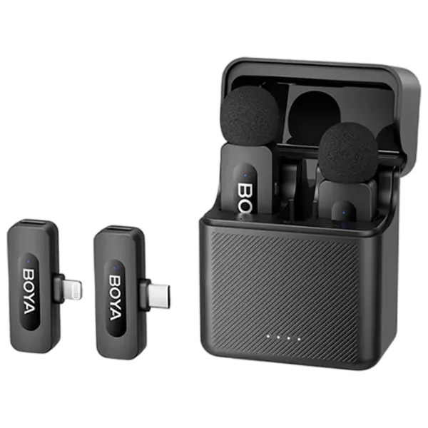 Microfon Boya BY-V3 Combo Ultracompact Black photo 1