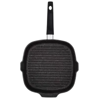 Сковорода Kukmara Granit Ultra SGKGO281A Tigaie-grill / / Черный photo 2