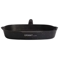 Сковорода Kukmara Granit Ultra SGKGO281A Tigaie-grill / / Черный photo 4