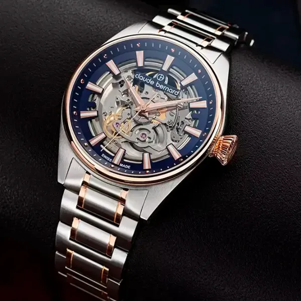 Наручные часы для мужчин Claude Bernard 85309-357RM-BUIR Механический / 42 мм photo 3 Наручные часы для мужчин Claude Bernard 85309-357RM-BUIR Механический / 42 мм photo 3