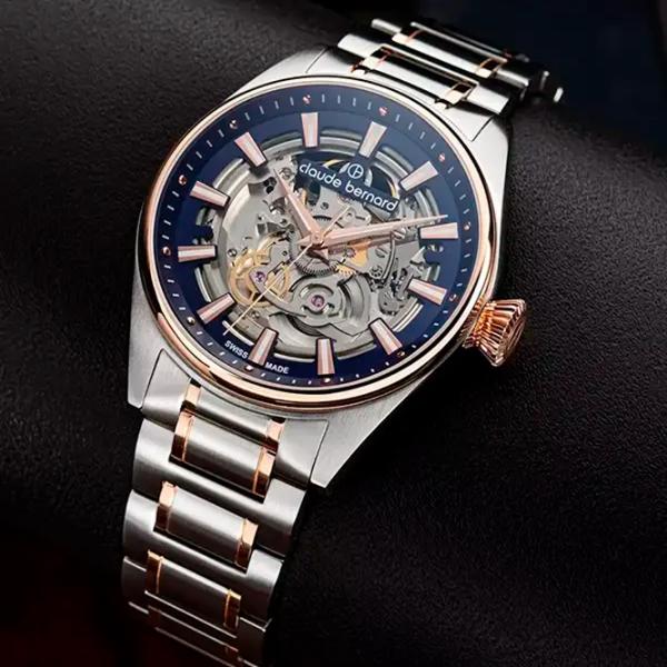 Наручные часы для мужчин Claude Bernard 85309-357RM-BUIR Механический / 42 мм photo 3 Наручные часы для мужчин Claude Bernard 85309-357RM-BUIR Механический / 42 мм photo 3