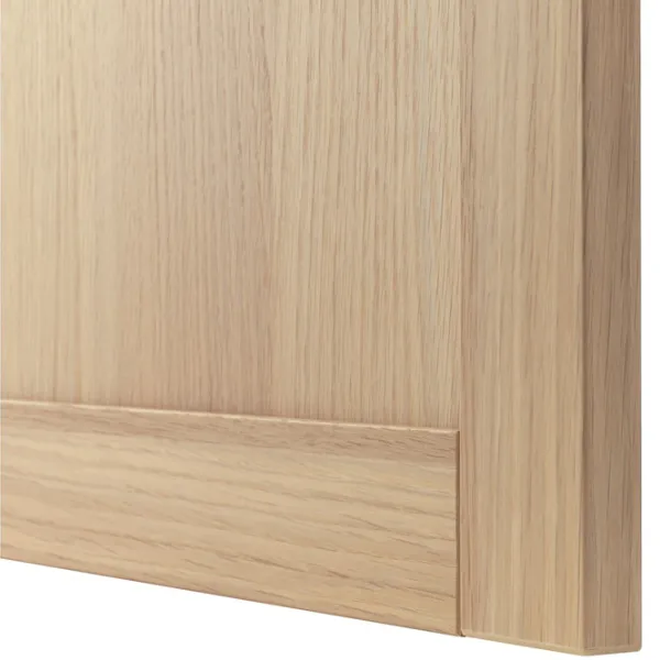 Dulap cu vitrină Ikea Besta PAL / Whitewashed Oak photo 4