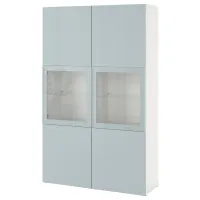 Витрина для гостиной Ikea Besta ДСП / Light Blue