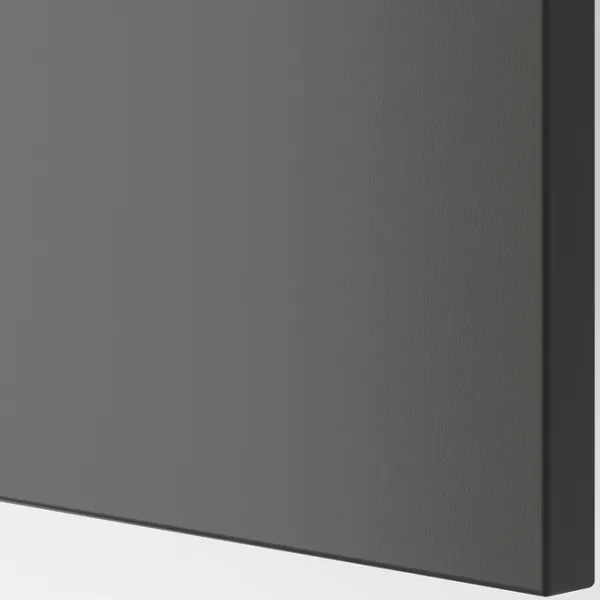 Dulap cu vitrină Ikea Besta PAL / Dark grey photo 4