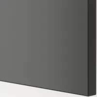 Dulap cu vitrină Ikea Besta PAL / Dark grey photo 4