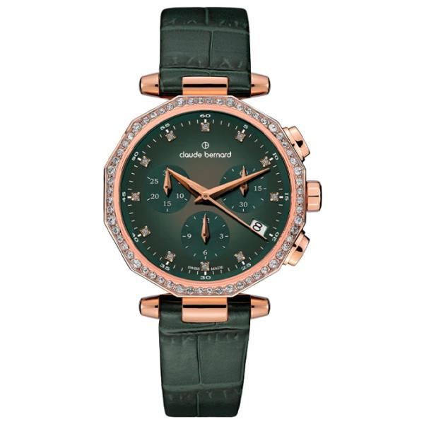 Наручные часы для женщин Claude Bernard 10260-37RCV-VDPR Кварцевый / 36 мм photo 1 Наручные часы для женщин Claude Bernard 10260-37RCV-VDPR Кварцевый / 36 мм photo 1