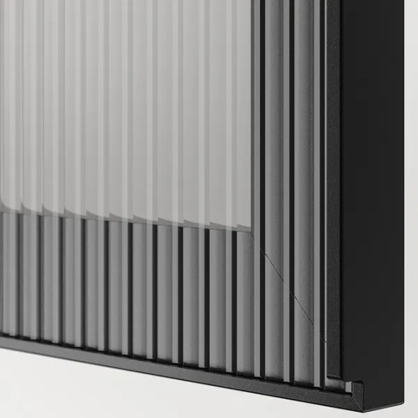 Dulap cu vitrină Ikea Besta Sticlă / Anthracite photo 3