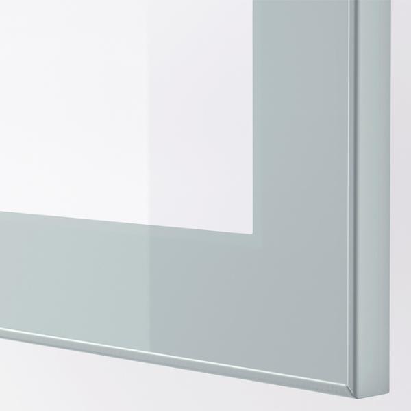 Dulap cu vitrină Ikea Besta Sticlă / Light Blue photo 4