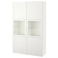 Витрина для гостиной Ikea Besta/Lappviken/Sindvik Стекло / White