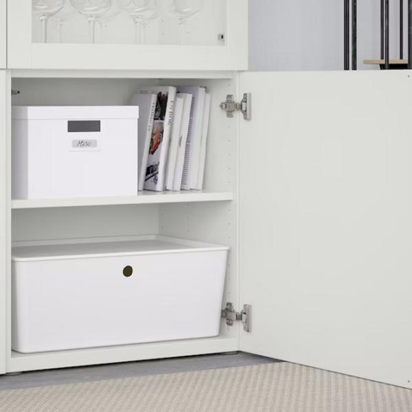 Dulap cu vitrină Ikea Besta/Lappviken/Sindvik Sticlă / White photo 6