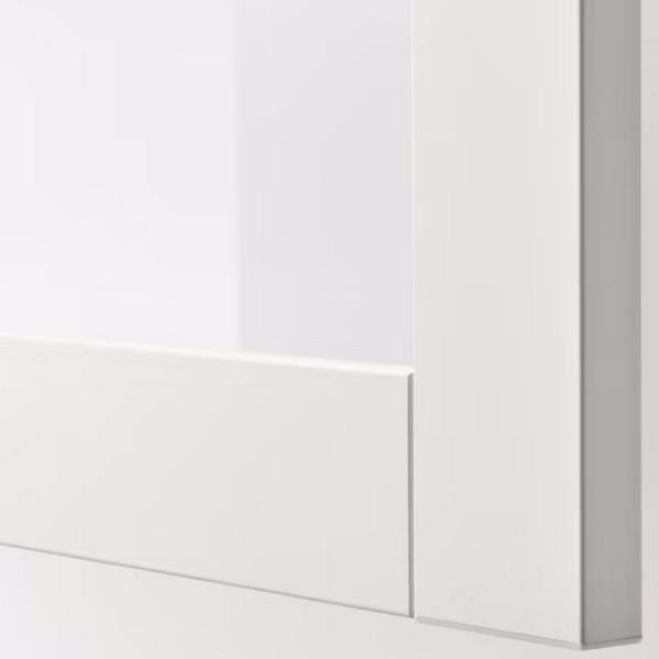 Dulap cu vitrină Ikea Besta/Lappviken/Sindvik Sticlă / White photo 7