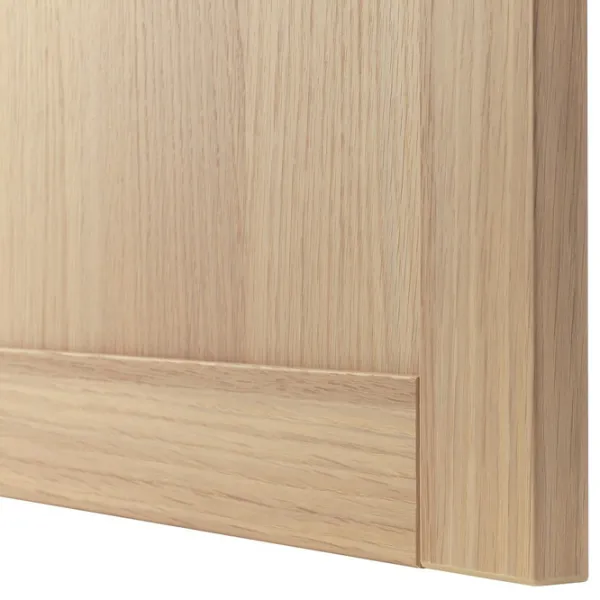 Dulap cu vitrină Ikea Besta Sticlă / Whitewashed Oak photo 5