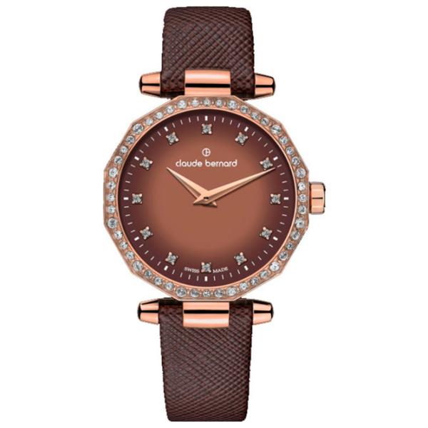 Ceas de mână pentru femei Claude Bernard 20232-37RCBR-BRDPR Cuarț / 30 mm photo 1 Ceas de mână pentru femei Claude Bernard 20232-37RCBR-BRDPR Cuarț / 30 mm photo 1