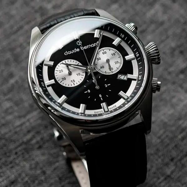 Ceas de mână pentru bărbați Claude Bernard 10259-3C-NAIN Cuarț / 42 mm photo 2 Ceas de mână pentru bărbați Claude Bernard 10259-3C-NAIN Cuarț / 42 mm photo 2