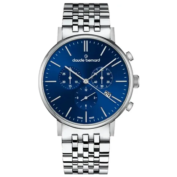 Ceas de mână pentru bărbați Claude Bernard 10261-3M-BUIN Cuarț / 40 mm photo 1 Ceas de mână pentru bărbați Claude Bernard 10261-3M-BUIN Cuarț / 40 mm photo 1