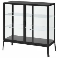 Витрина для гостиной Ikea Milsbo Металл / Anthracite
