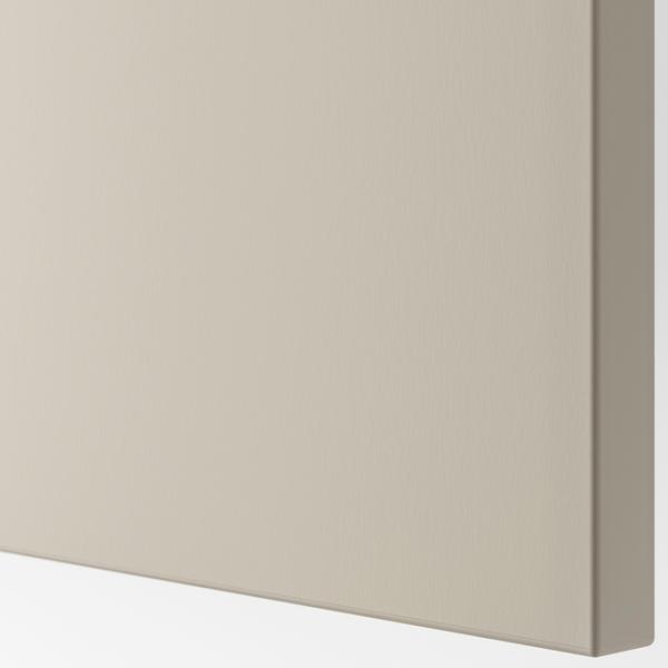 Dulap cu vitrină Ikea Besta Sticlă / Beige photo 5