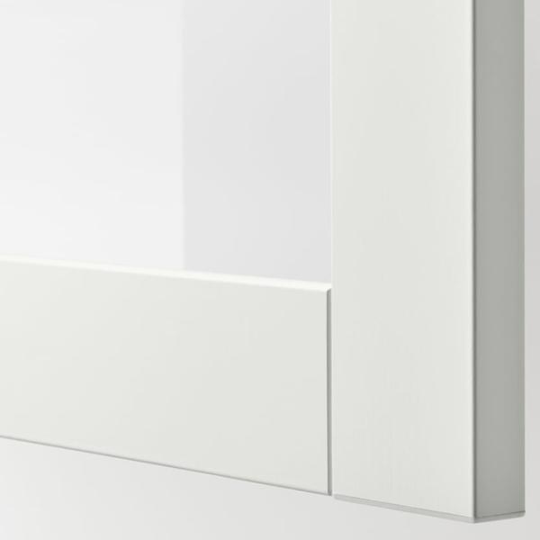 Dulap cu vitrină Ikea Besta PAL / White photo 4 Dulap cu vitrină Ikea Besta PAL / White photo 4