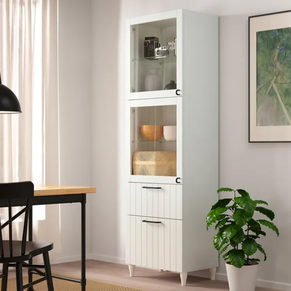 Dulap cu vitrină Ikea Besta PAL / White photo 7 Dulap cu vitrină Ikea Besta PAL / White photo 7