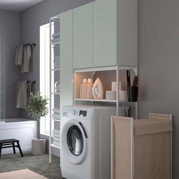 Etajeră Ikea Enhet White-Light Green / MDF photo 2 Etajeră Ikea Enhet White-Light Green / MDF photo 2