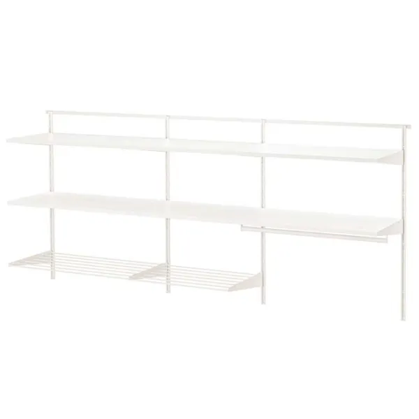 Etajeră Ikea Boaxel White / Oțel photo 1 Etajeră Ikea Boaxel White / Oțel photo 1