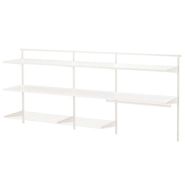 Etajeră Ikea Boaxel White / Oțel photo 1 Etajeră Ikea Boaxel White / Oțel photo 1