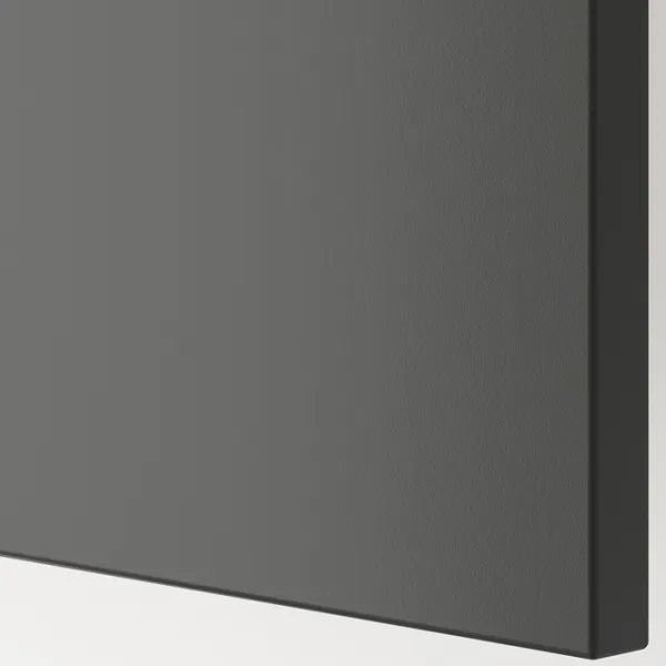 Dulap cu vitrină Ikea Besta Sticlă / Dark grey photo 5
