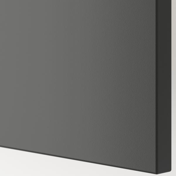 Dulap cu vitrină Ikea Besta Sticlă / Dark grey photo 5