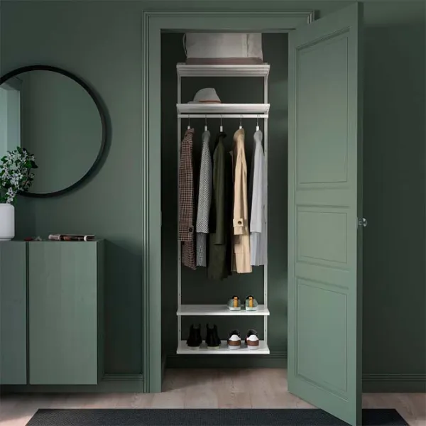 Etajeră Ikea Boaxel White / Oțel photo 2 Etajeră Ikea Boaxel White / Oțel photo 2
