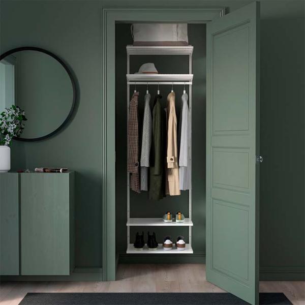 Etajeră Ikea Boaxel White / Oțel photo 2 Etajeră Ikea Boaxel White / Oțel photo 2