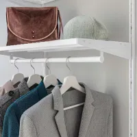Стеллаж Ikea Boaxel Белый / Cталь photo 3