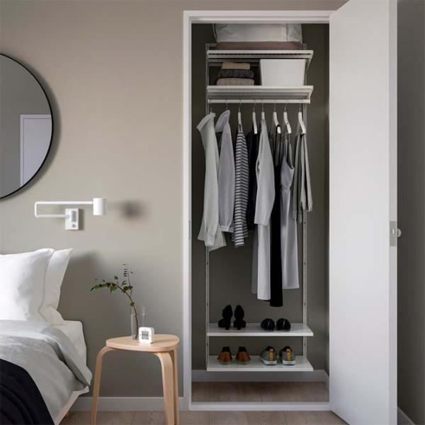 Etajeră Ikea Boaxel White / Oțel photo 4 Etajeră Ikea Boaxel White / Oțel photo 4
