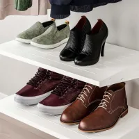Стеллаж Ikea Boaxel Белый / Cталь photo 5