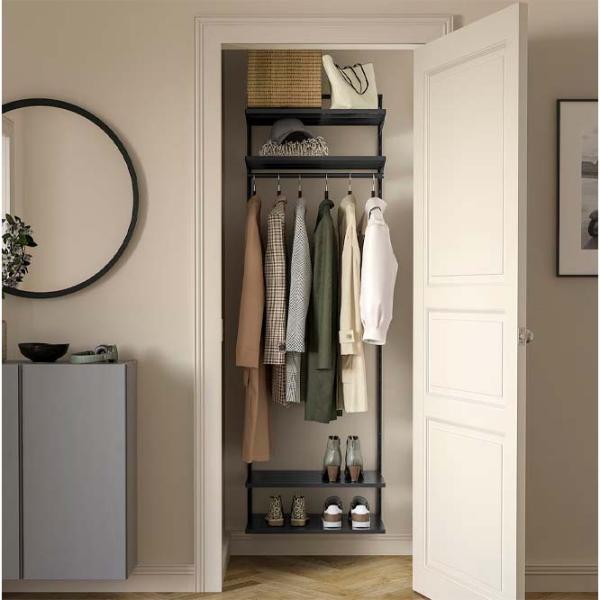 Etajeră Ikea Boaxel Anthracite / Oțel photo 3 Etajeră Ikea Boaxel Anthracite / Oțel photo 3