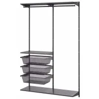 Etajeră Ikea Boaxel Anthracite / PAL