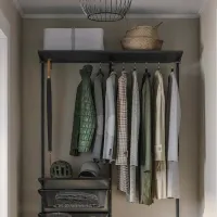 Стеллаж Ikea Boaxel Антрацит / ДСП photo 2