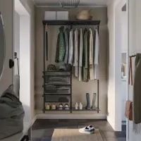 Стеллаж Ikea Boaxel Антрацит / ДСП photo 4