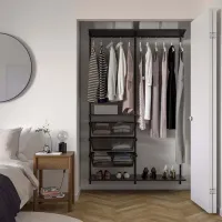 Стеллаж Ikea Boaxel Антрацит / ДСП photo 5