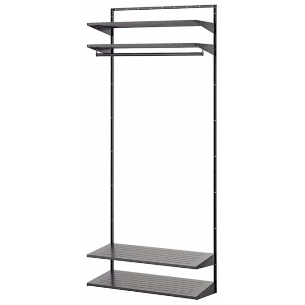 Etajeră Ikea Boaxel Anthracite / Oțel photo 1 Etajeră Ikea Boaxel Anthracite / Oțel photo 1